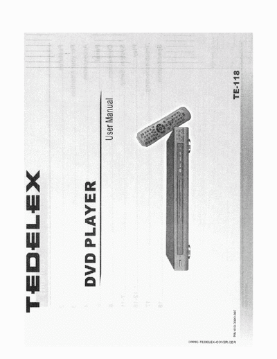Tedelex TE-118 User manual